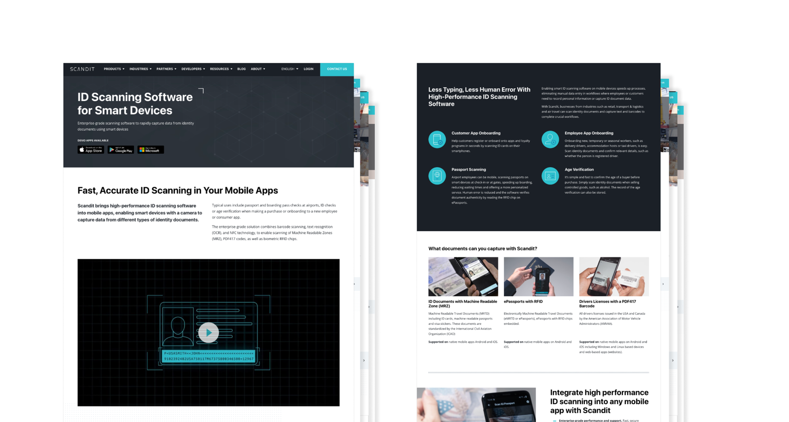 Scandit ID Scanning launch – positioning across developer and industry personas