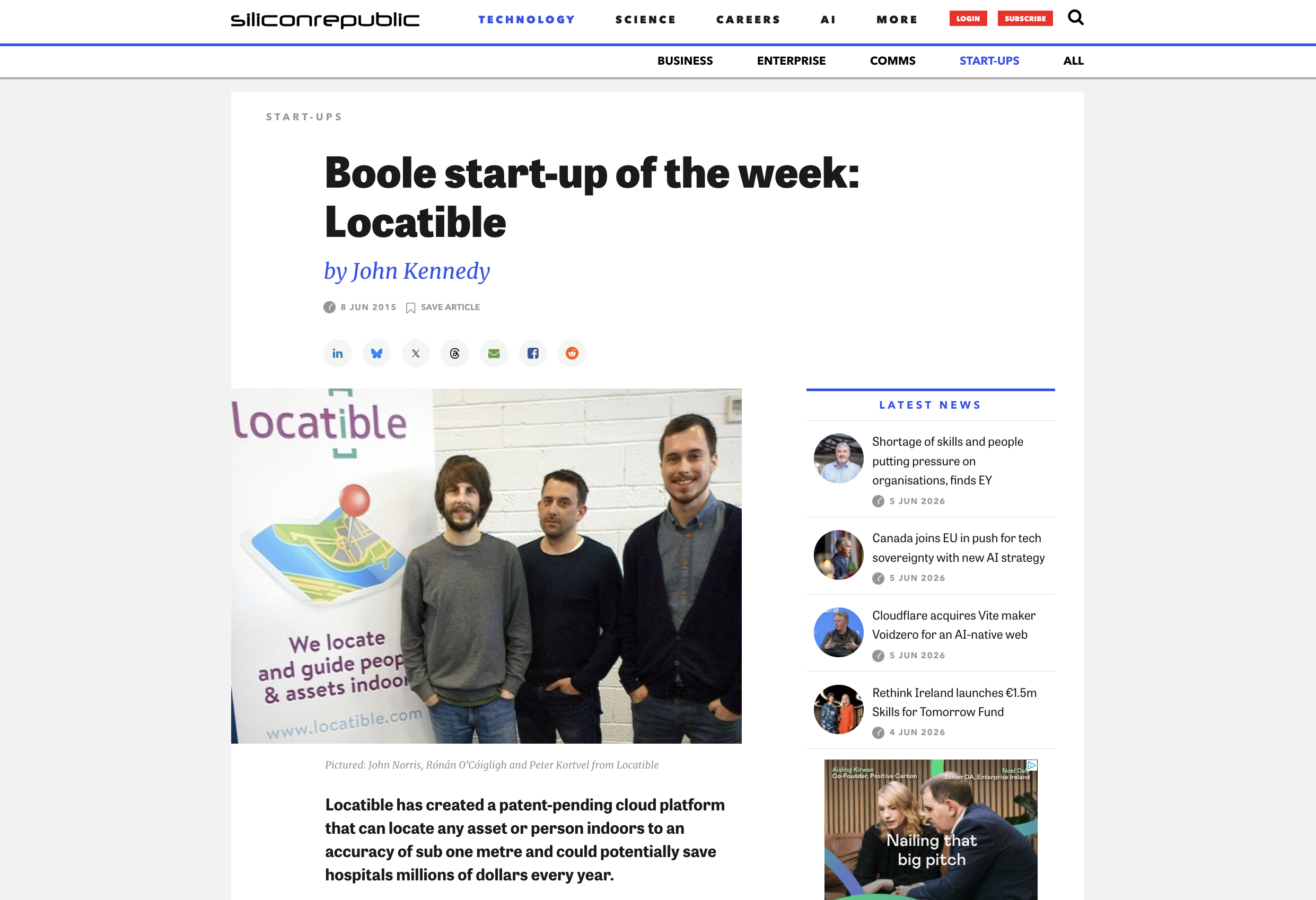 Locatible featured across logistics and IoT news – Inbound Logistics, Supply Chain Digital, IoT Now